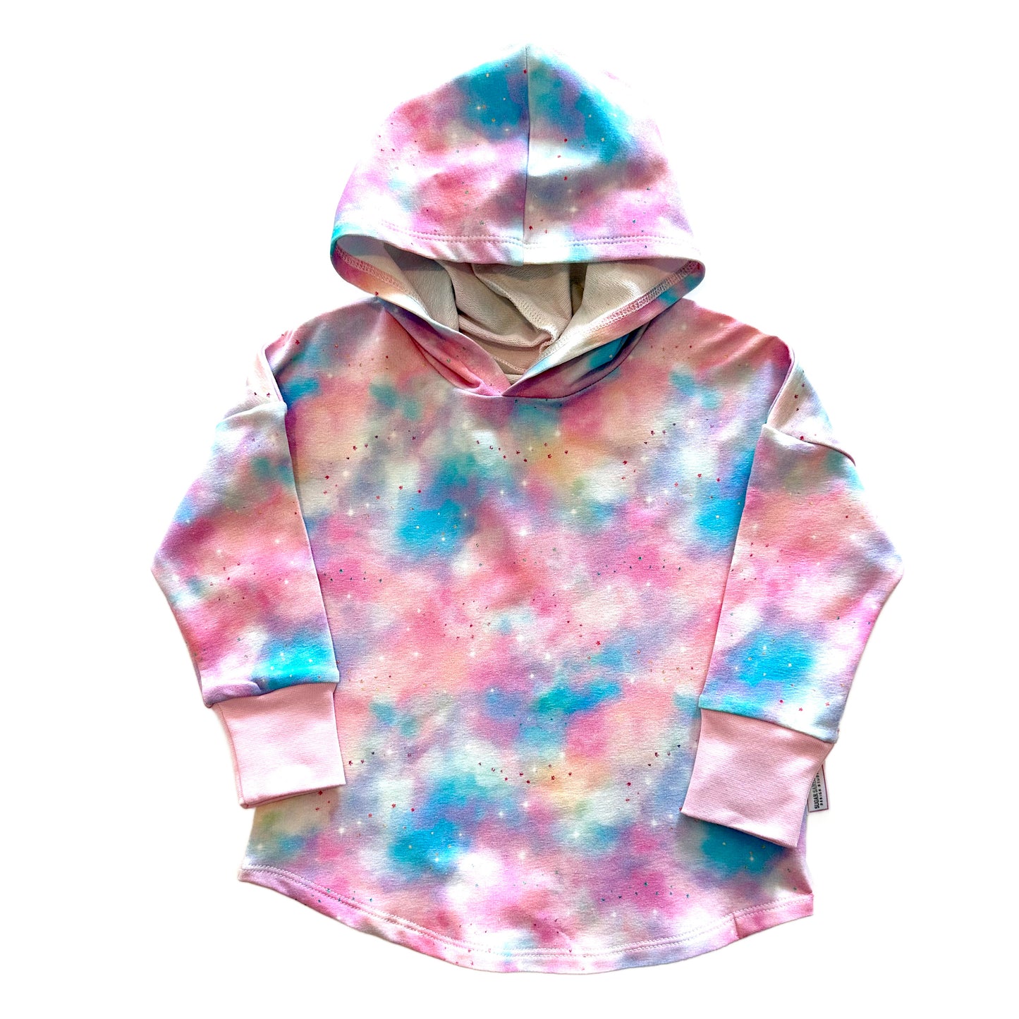 Pink & Blue Hooded T-shirt