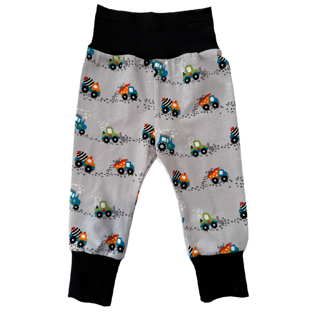 CLEARANCE Construction Vehicles Growth Spurt Jogger Pants Organic Cotton