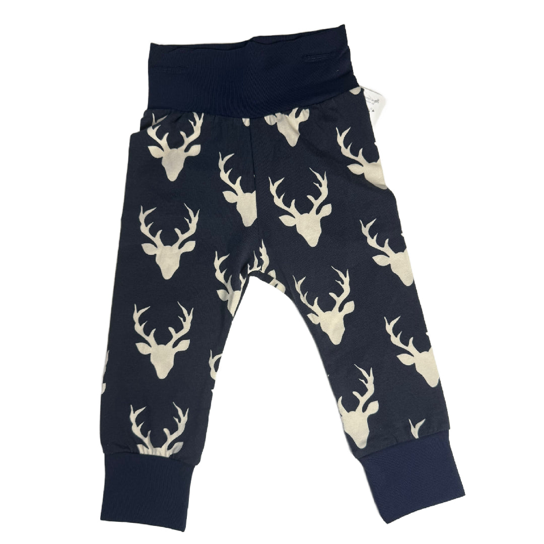 CLEARANCE Dark Blue Deer Print Growth Spurt Jogger Pants