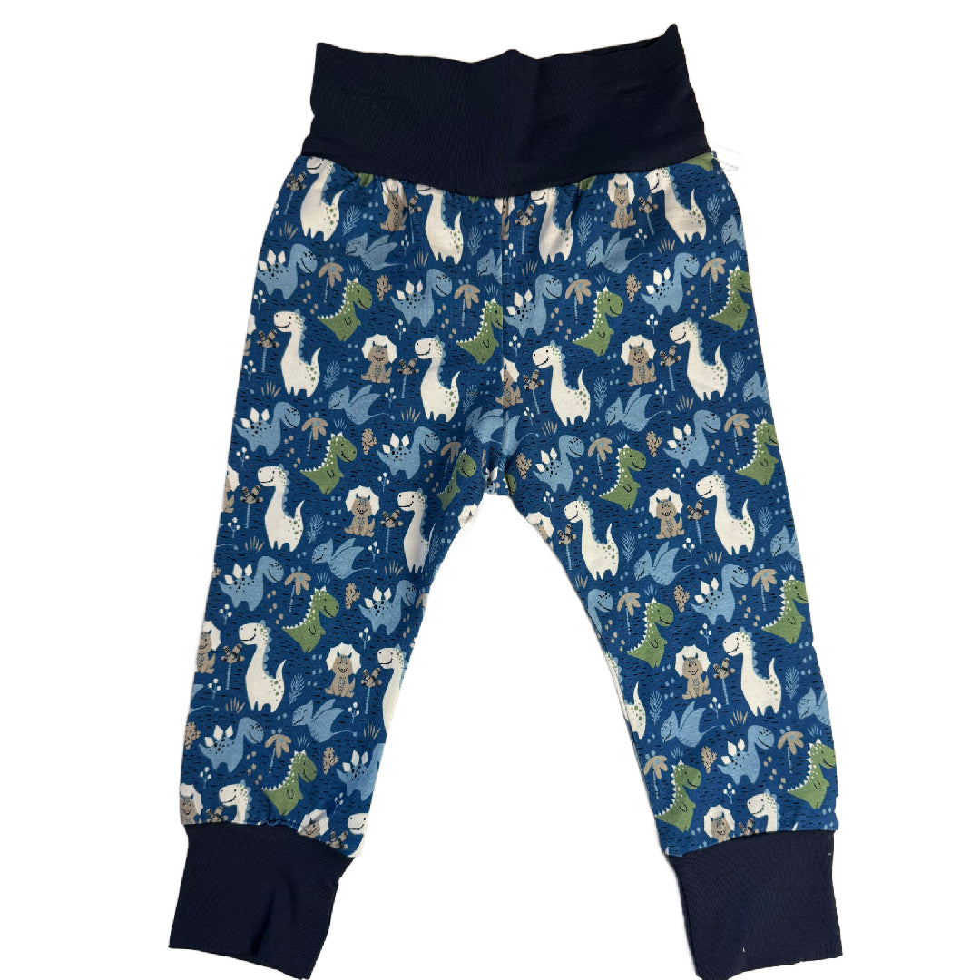 CLEARANCE Blue Dinos Print Growth Spurt Jogger Pants