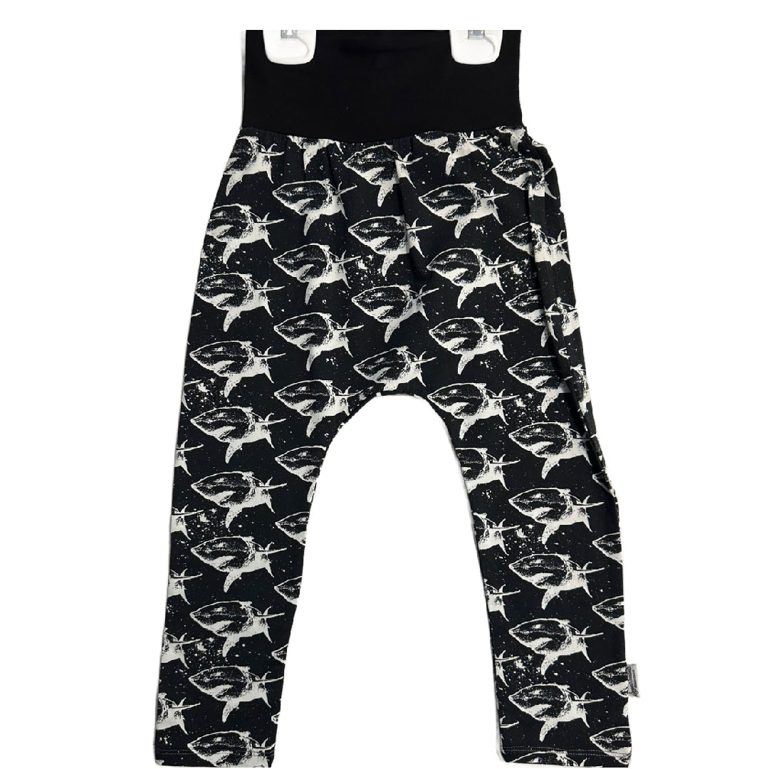 CLEARANCE Black Sharks TODDLER Harem Pants