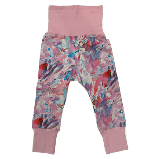 CLEARANCE Pink Paint Streaks Growth Spurt Jogger Pants