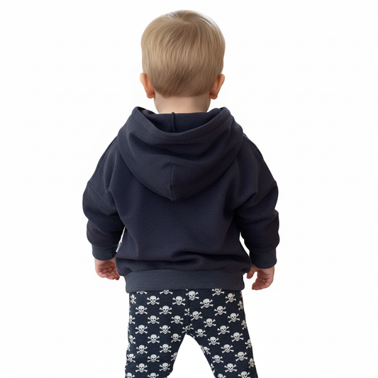 CLEARANCE Dark Grey Skulls Growth Spurt Jogger Pants