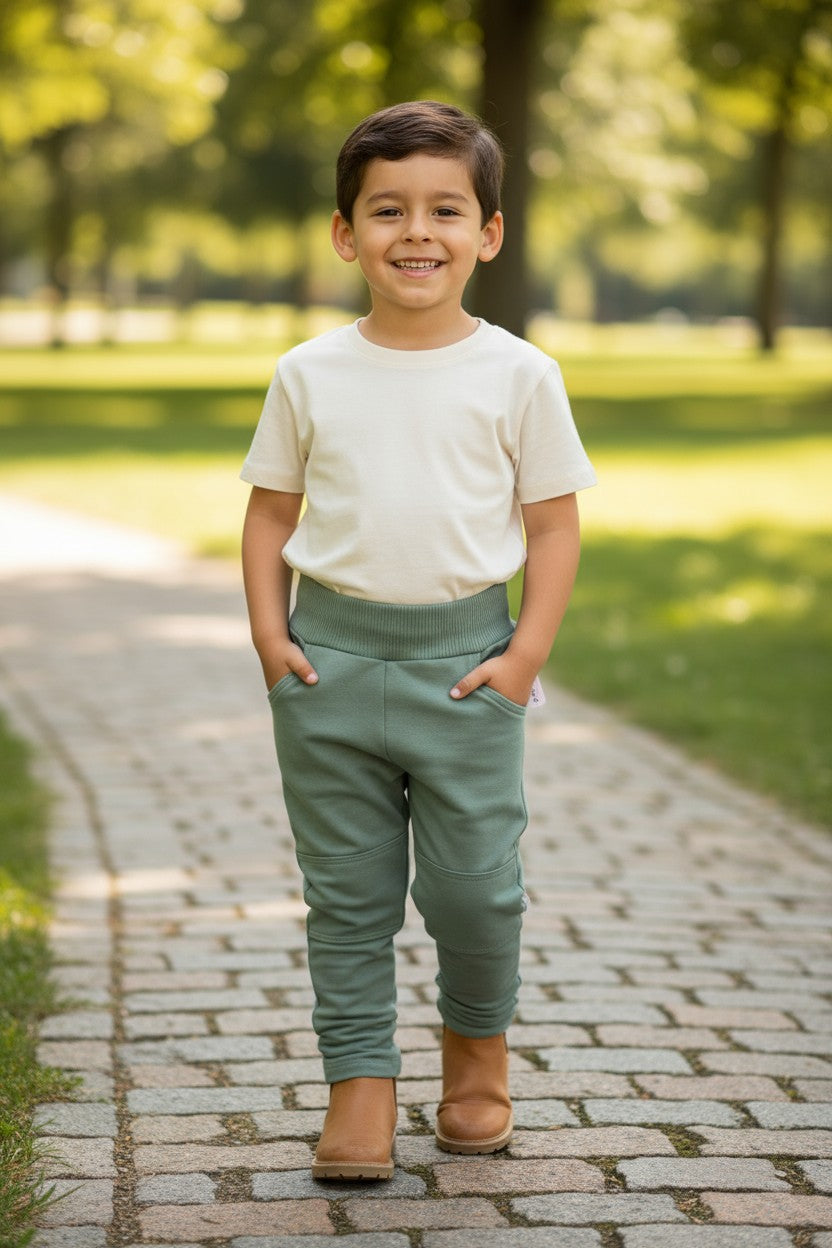 CLEARANCE Sage Green Pocket Jogger Pants