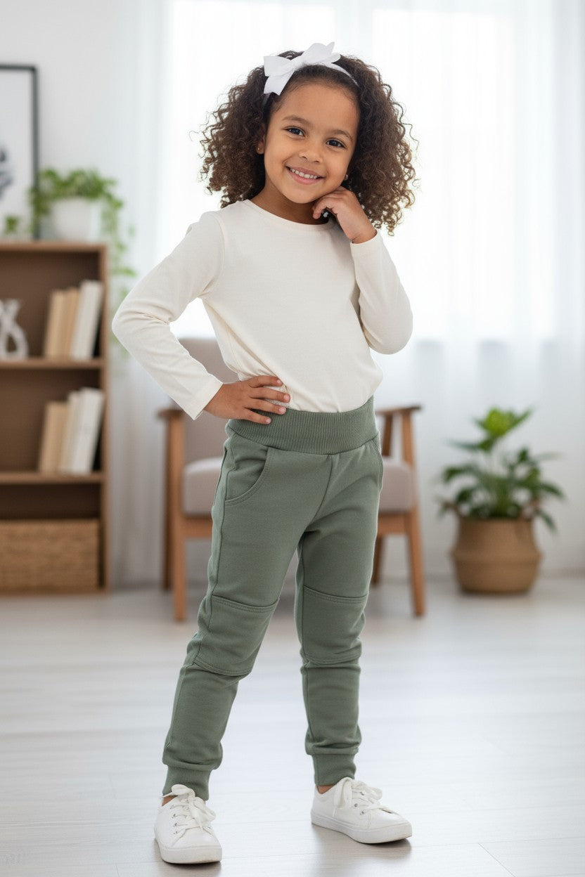 CLEARANCE Sage Green Pocket Jogger Pants