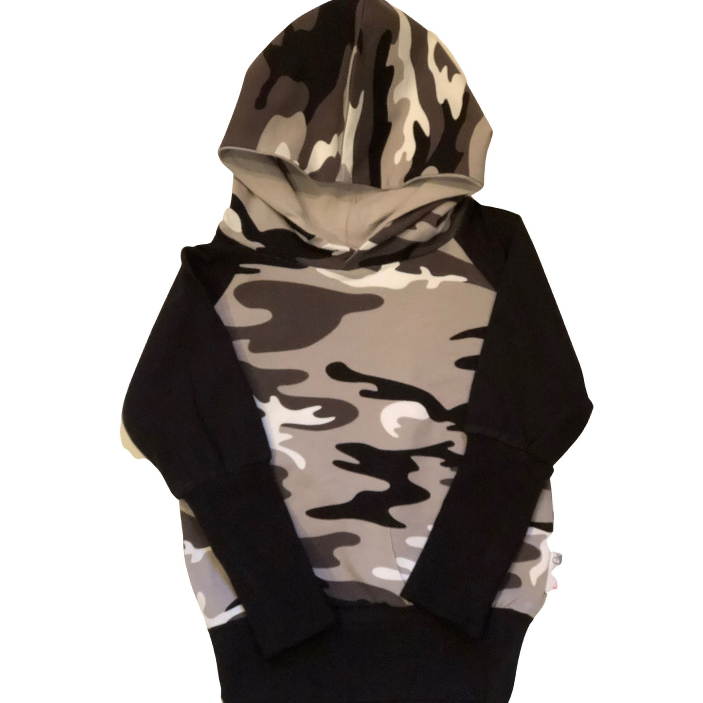 Sweat à capuche à capuche Grow Along® camouflage noir