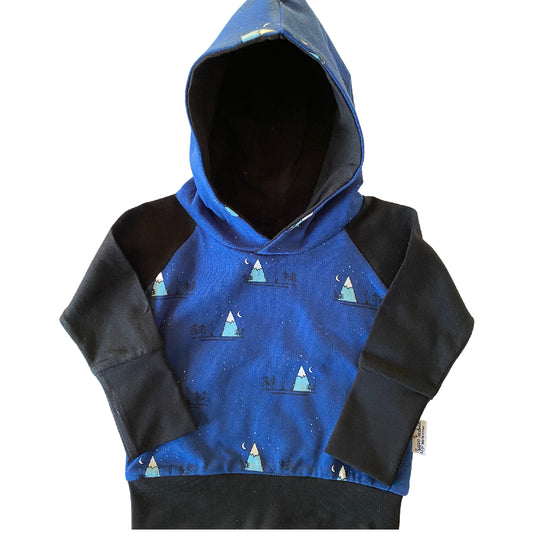 LIQUIDACIÓN Sudadera con capucha Blue Mountains Grow Along® Algodón orgánico