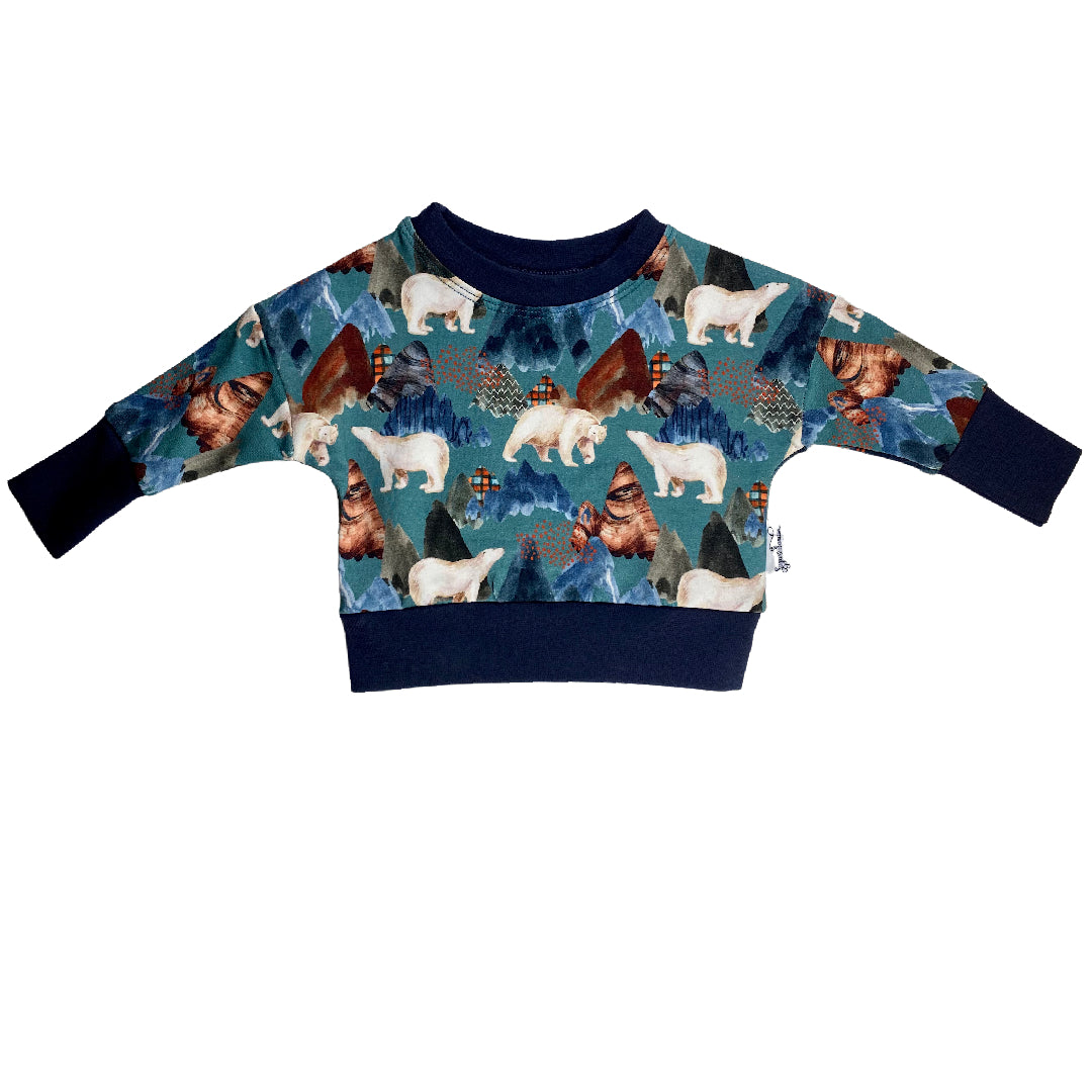 Woodlands Polar Bear Dolman Lounge Shirt