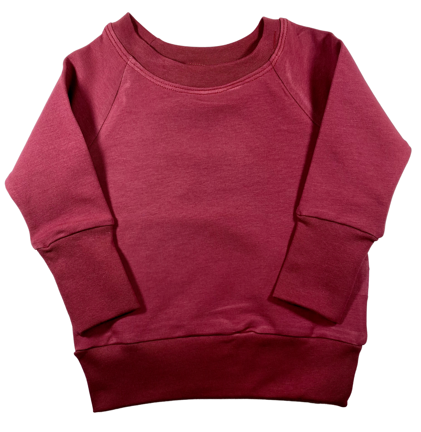Burgundy Growth Spurt Crew Neck Sweater Basic Coordinates Colours