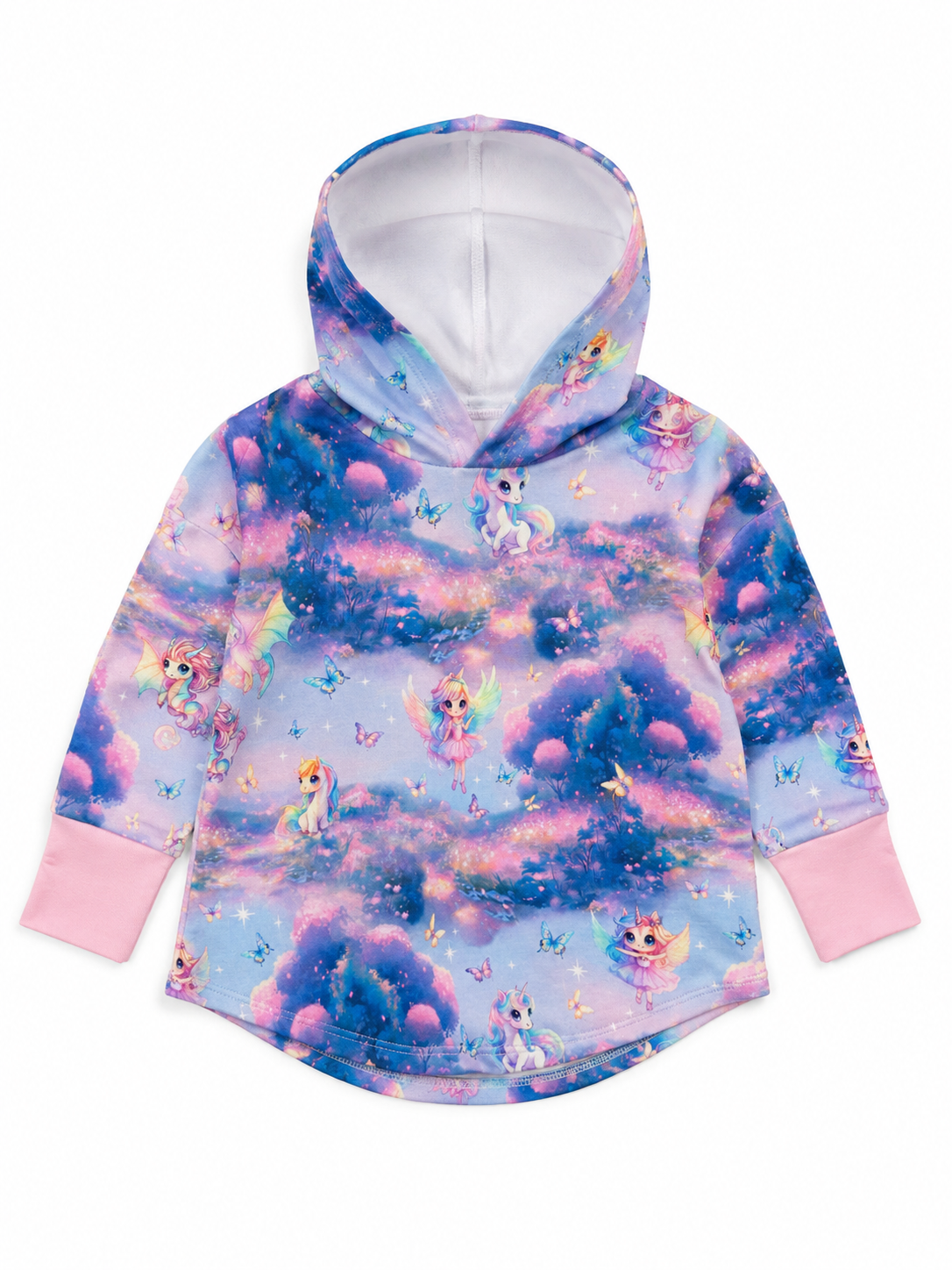 Fairies and Unicorns Hooded T-shirt