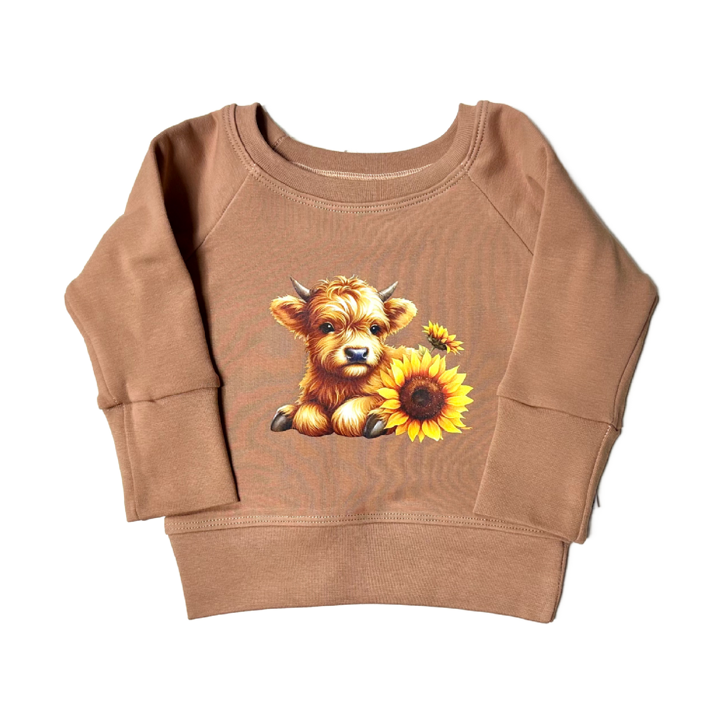 Mesa Colour Cow Print Graphic Grow Along Crew Neck