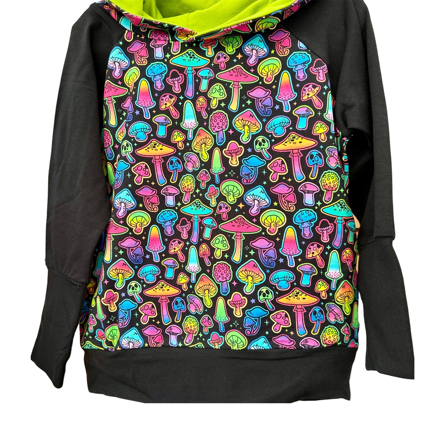 Neon Toadstool Mushrooms 2-Piece Matching Hoodie Joggers Set Grow Along Babywear®