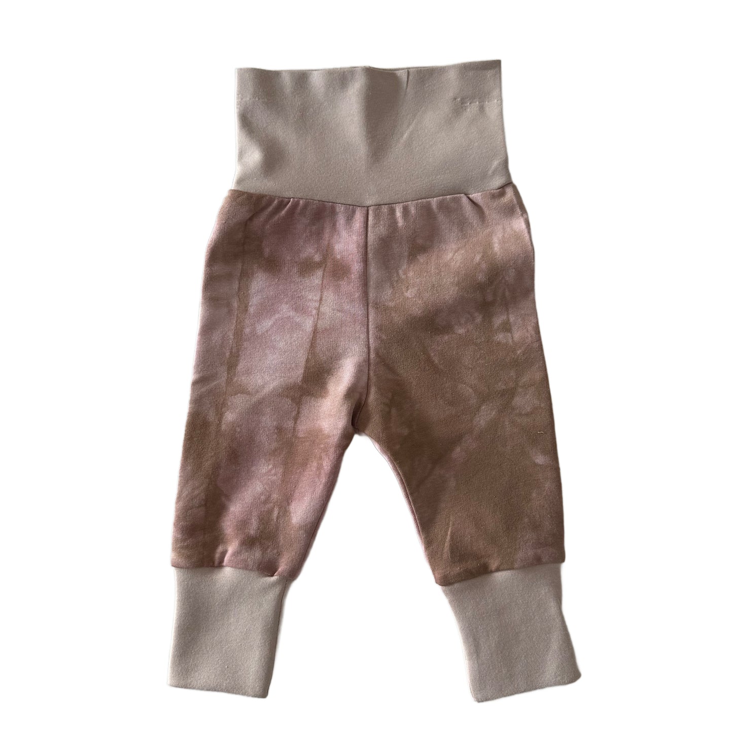2-Piece Matching Wrap Jacket Joggers Set Blush Pink Cotton Tie Dye Infant Size 6-12M