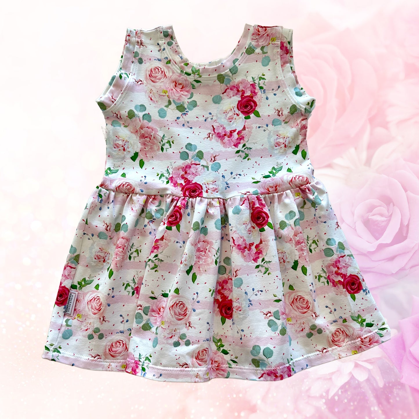Floral Sleeveless Dress for Summer