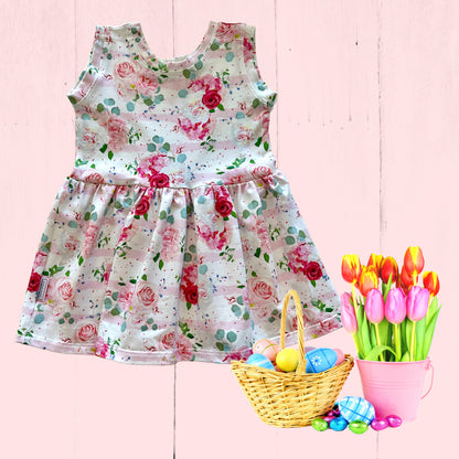Floral Sleeveless Dress for Summer