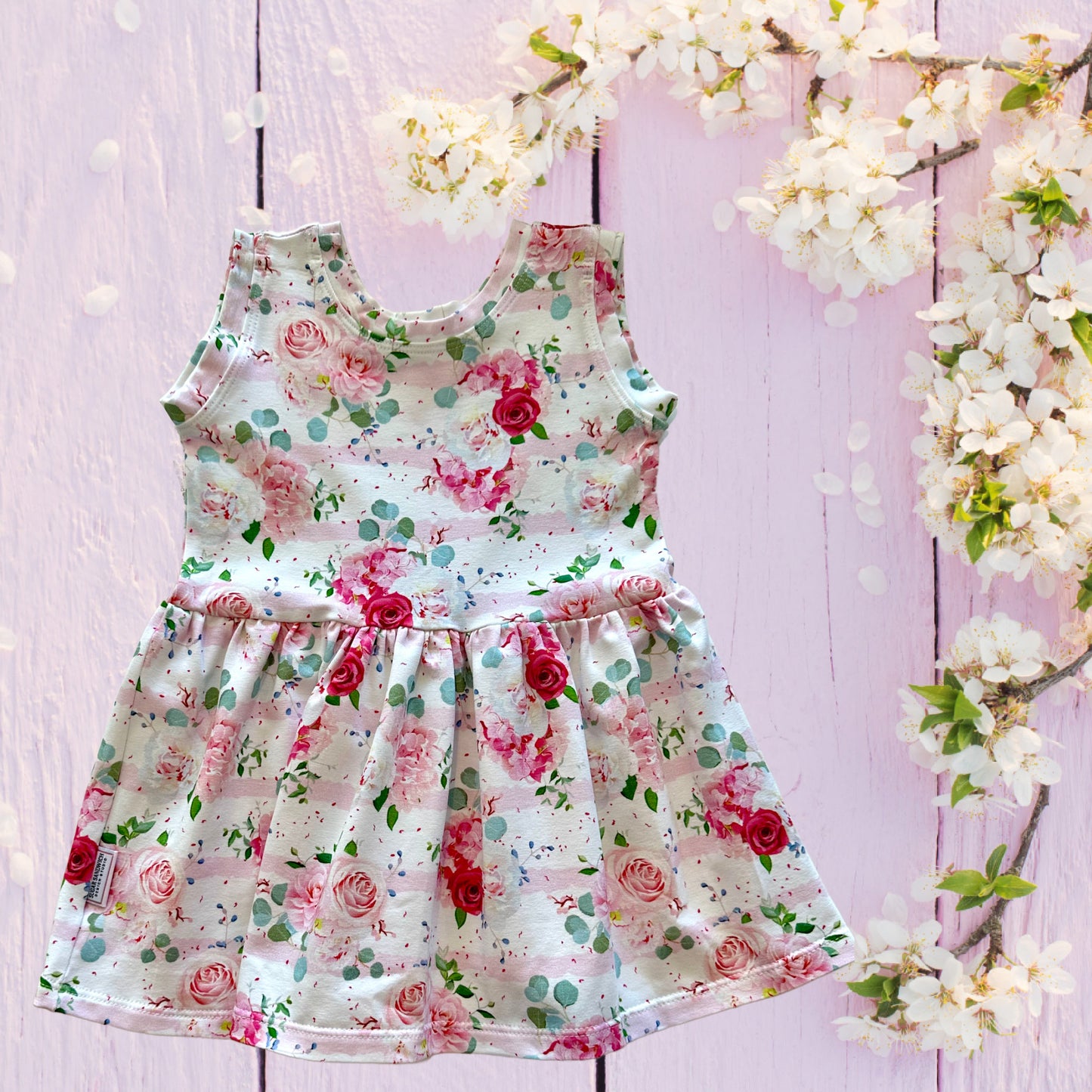 Floral Sleeveless Dress for Summer