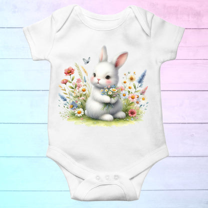 Cute Bunny Easter Onezie Bodysuit