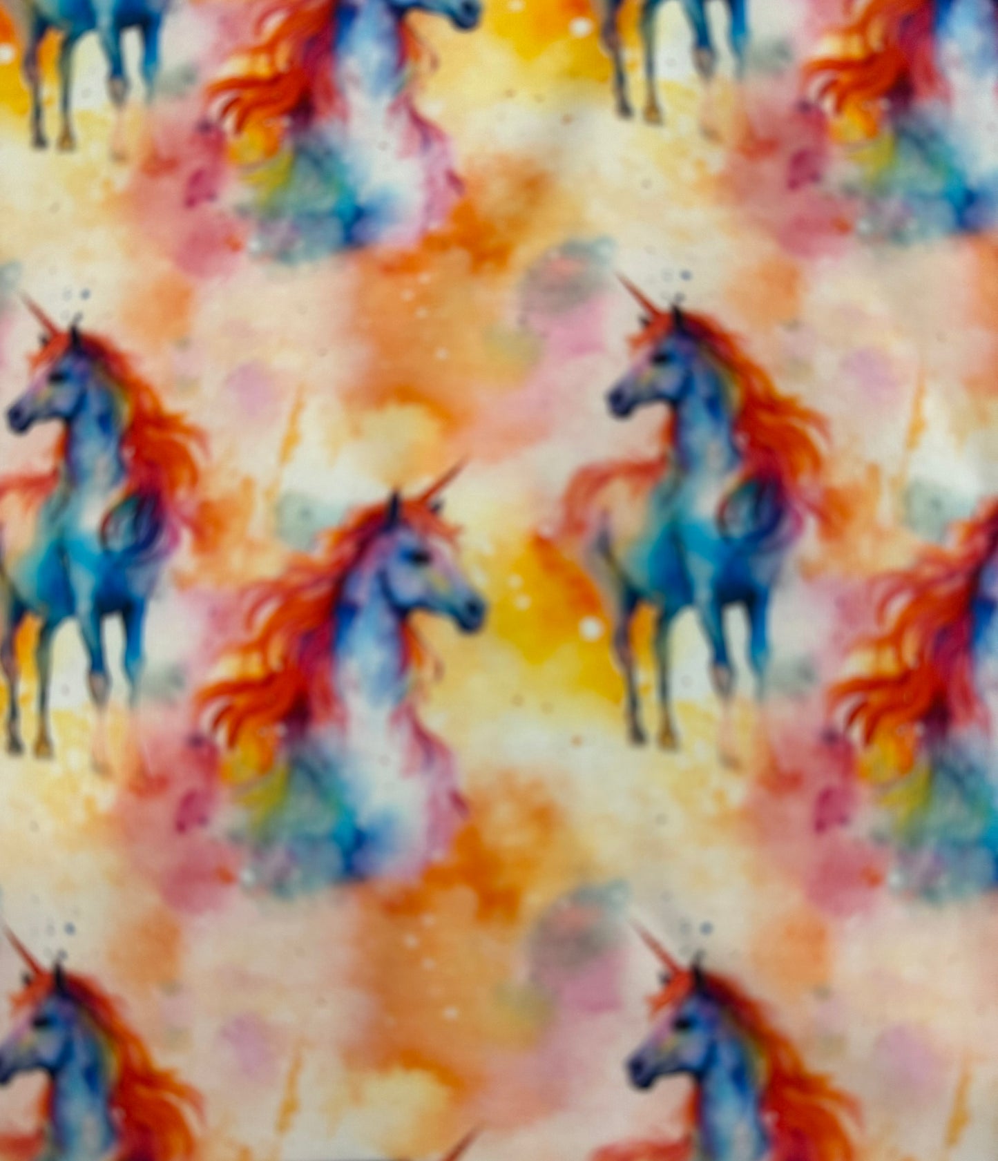 Unicorn Print Short Sleeve Play Date Dress Stretch Knit