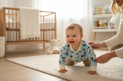 Penguin Print Dolman Lounge Shirt