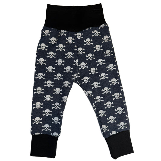 CLEARANCE Dark Grey Skulls Growth Spurt Jogger Pants