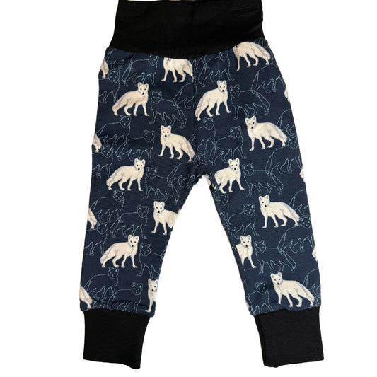 CLEARANCE Blue with White Wolves Growth Spurt Jogger Pants