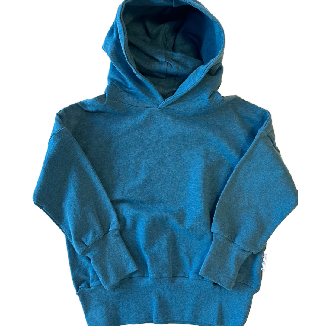 CLEARANCE Heathered Teal OVERSIZED Grow Along® Sweater