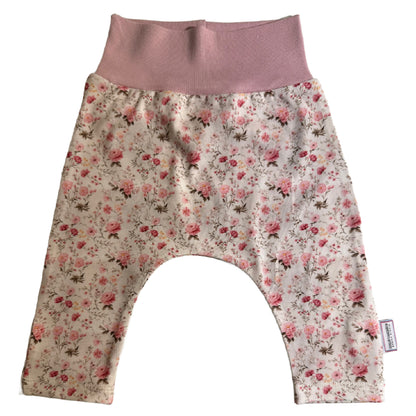 Spring Floral Baby Harem Pants & Hat Set