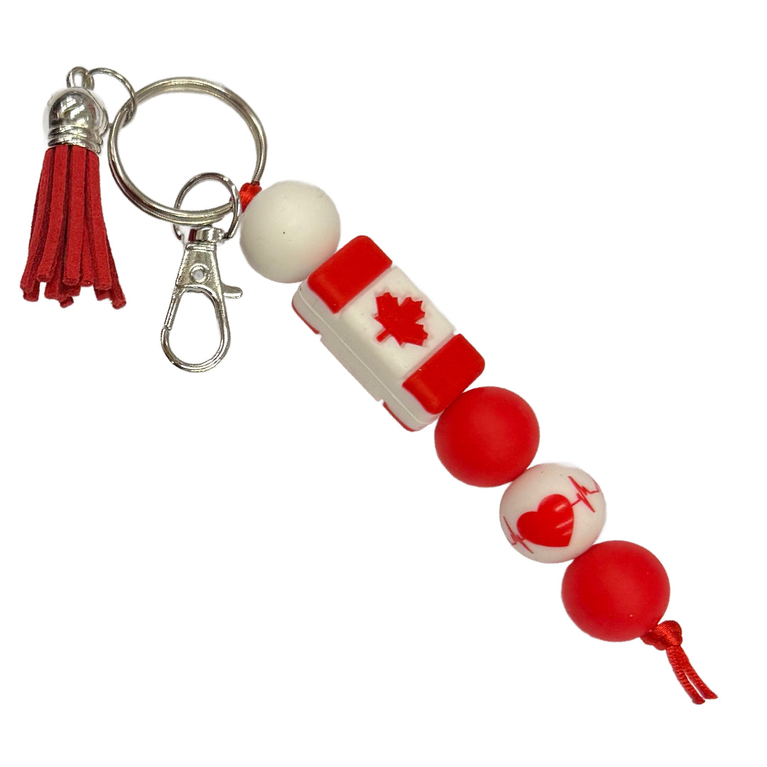 Canada Flag Keychain
