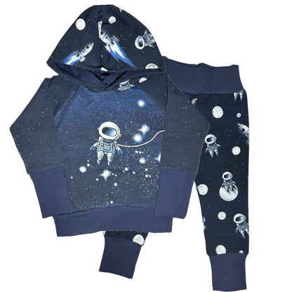 Space Guy 2-Piece Matching Hoodie Joggers Set Grow Along Babywear®