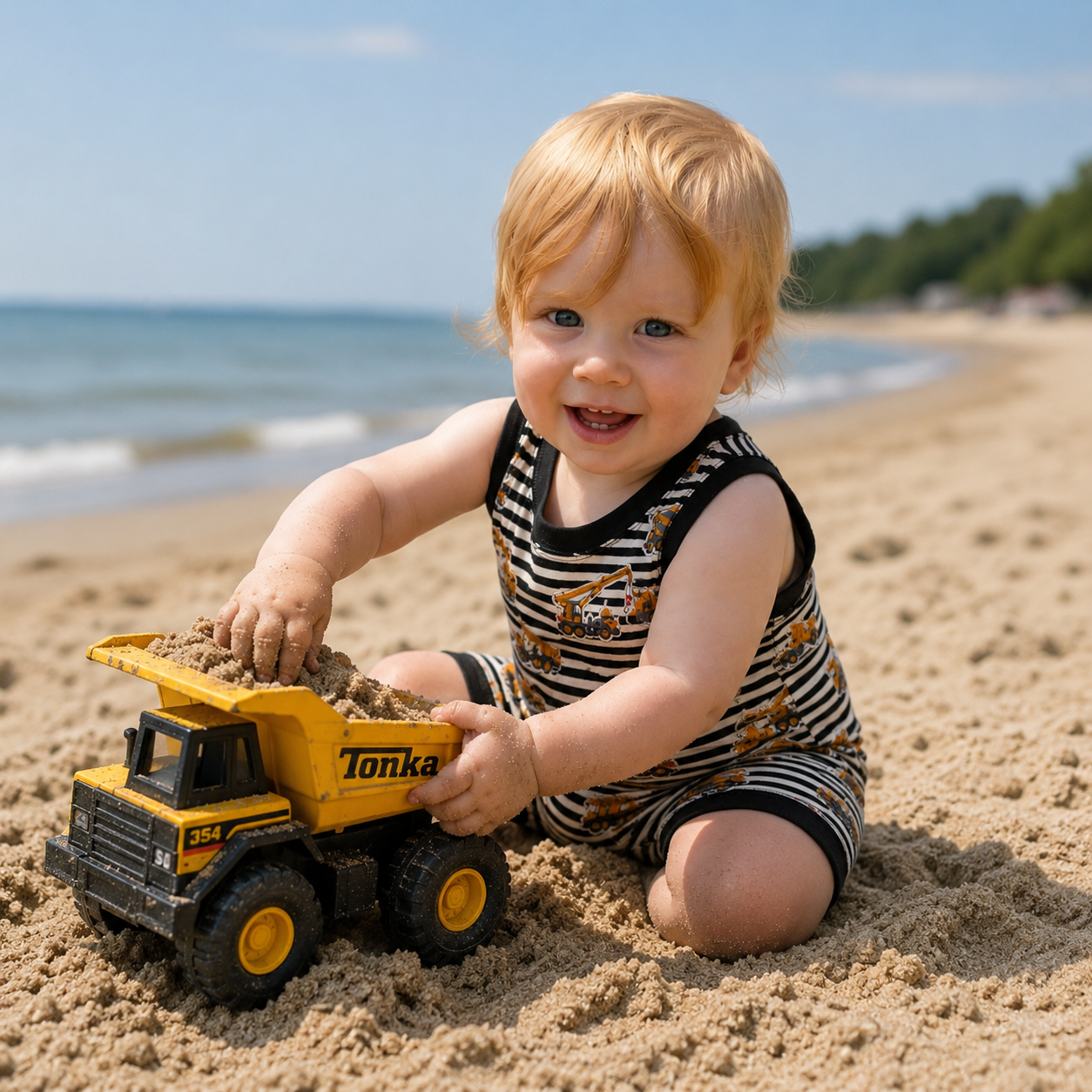 Diggers Summer Romper