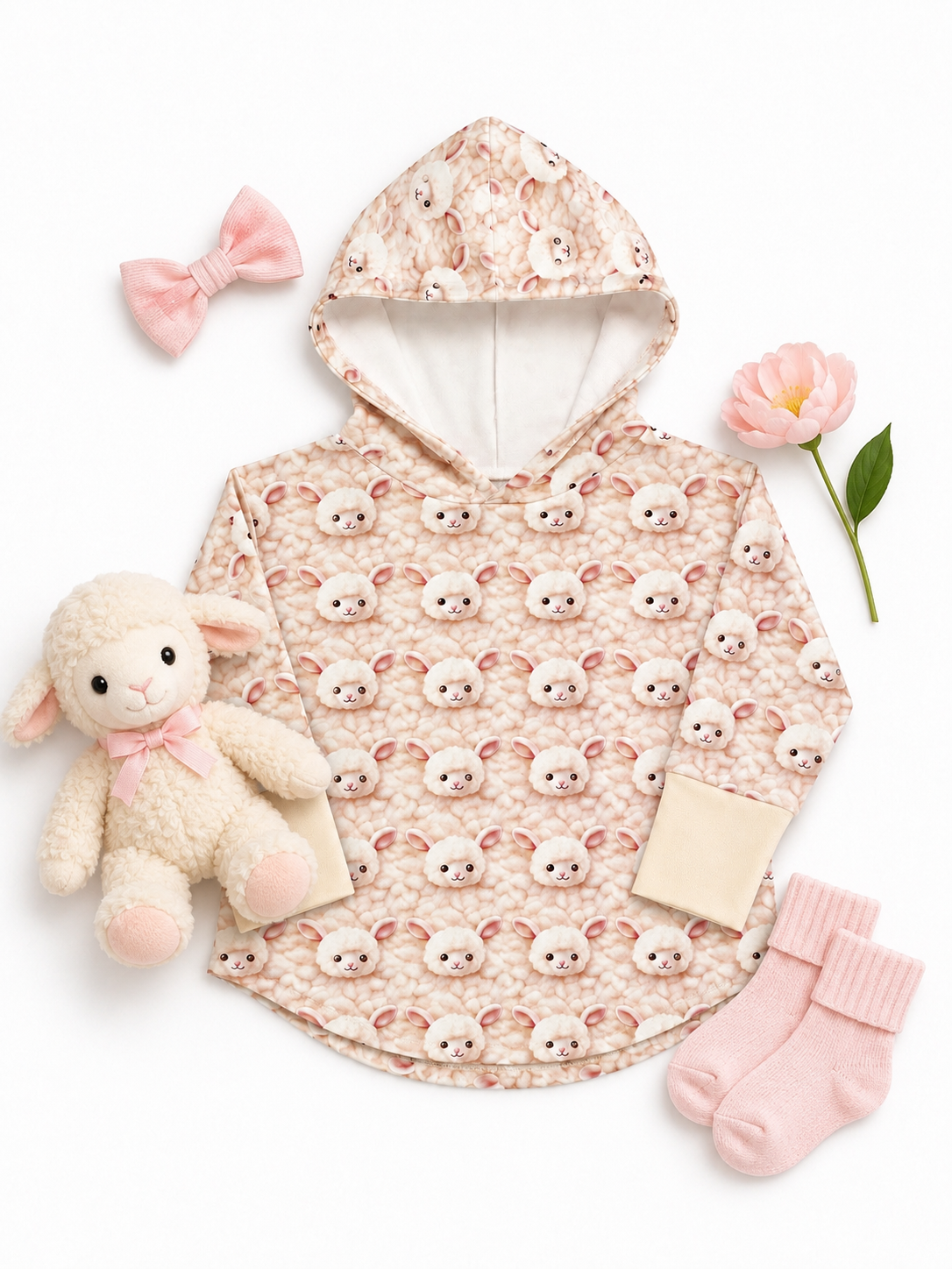 Little Lambs Hooded T-shirt
