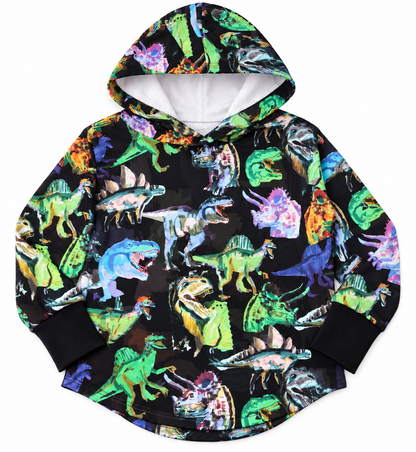 Dark Dinosaur Hooded T-shirt