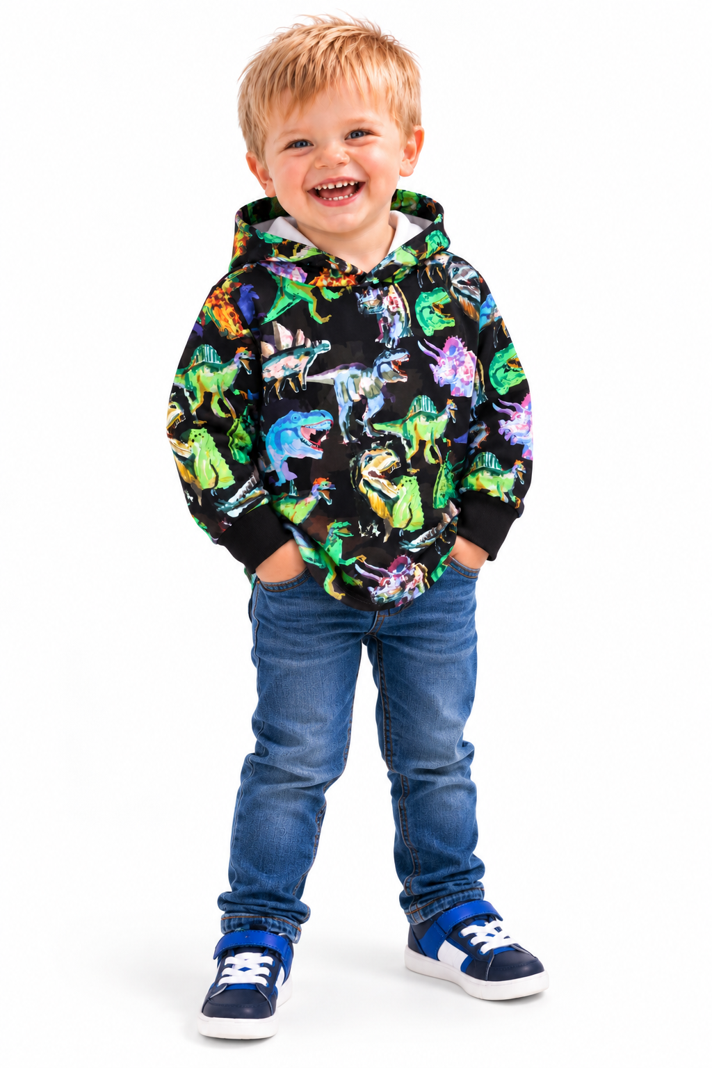 Dark Dinosaur Hooded T-shirt