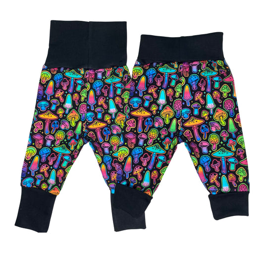 Neon Toadstool Print Growth Spurt Jogger Pants