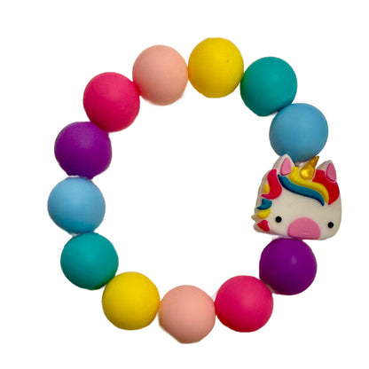 UNICORN Little Lovelies Silicone Bead Stretch Bracelet