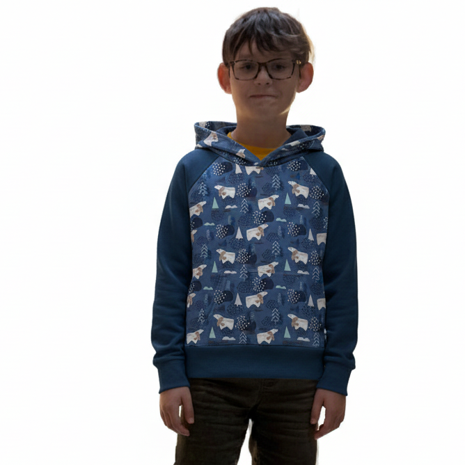 CLEARANCE Blue Bears Grow Along® Hooded Sweater Hoodie