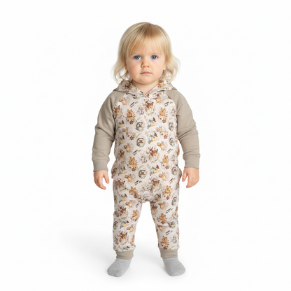 CLEARANCE Beige Woodlands Grow Along Babywear® Hoodie Sweater