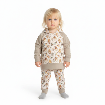 CLEARANCE Beige Woodlands Grow Along Babywear® Hoodie Sweater