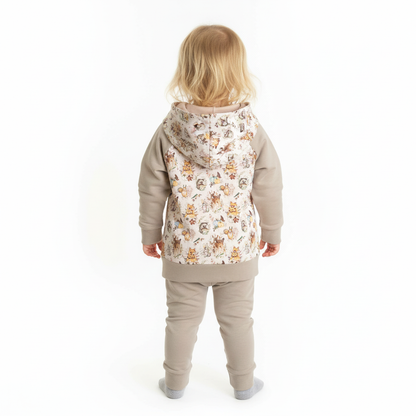 CLEARANCE Beige Woodlands Grow Along Babywear® Hoodie Sweater