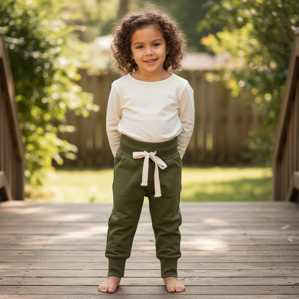 Army Green Growth Spurt Jogger Pants