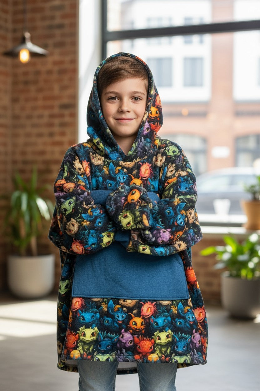 Monsters Blanket Hoodie