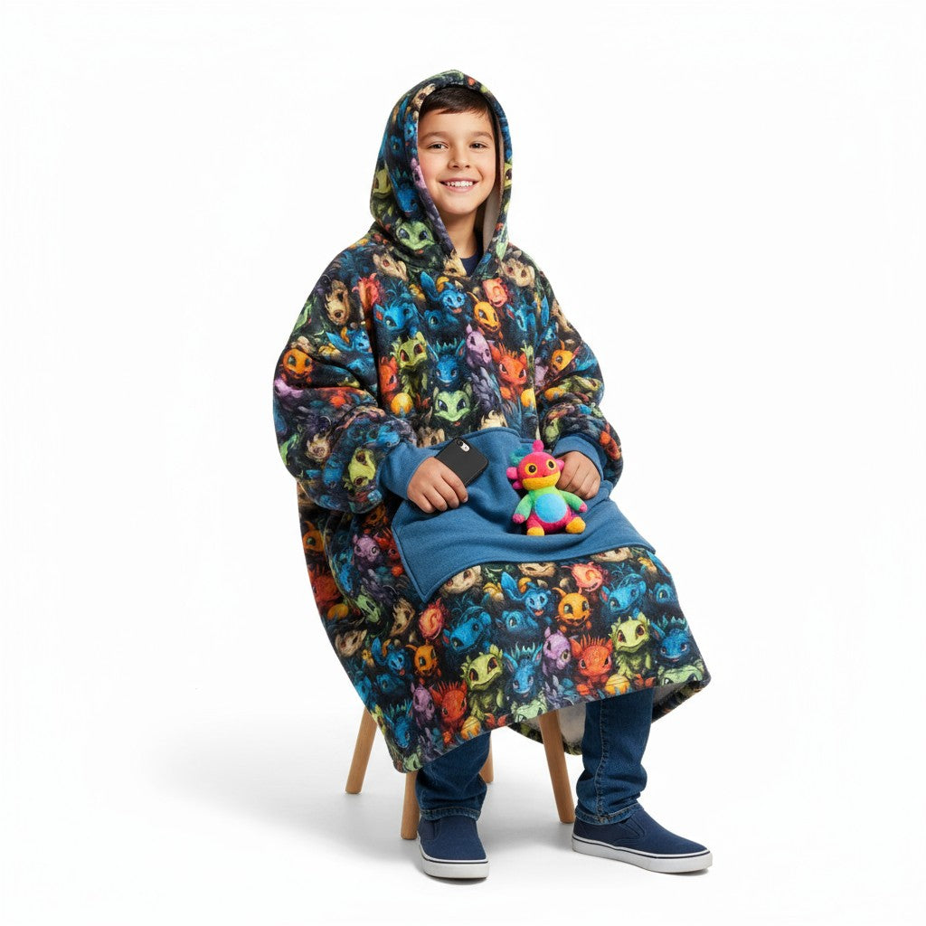 Monsters Blanket Hoodie