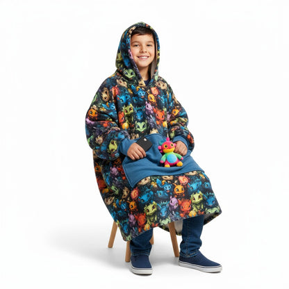 Monsters Blanket Hoodie
