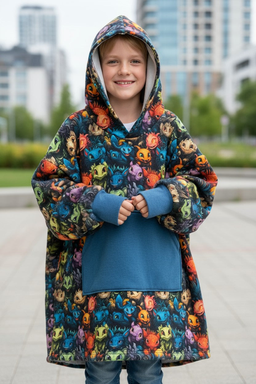 Monsters Blanket Hoodie