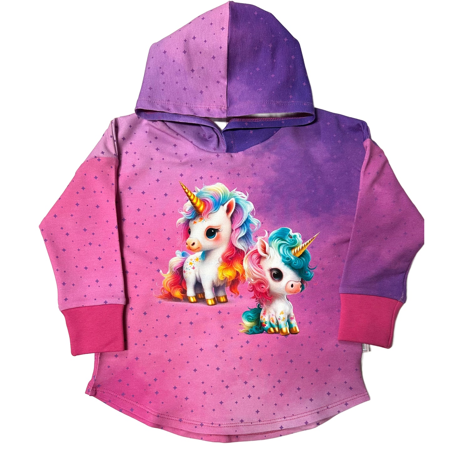 Pink Unicorns 2-Piece Matching Hoodie Joggers Set