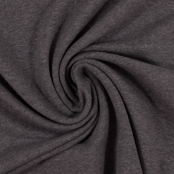 Gris oscuro Suéter gris con cuello redondo y crecimiento acelerado Colores de coordenadas básicas