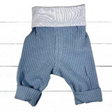 Toddler Size BLUE Waffle Knit Grow Along® Infant Lounge Pants