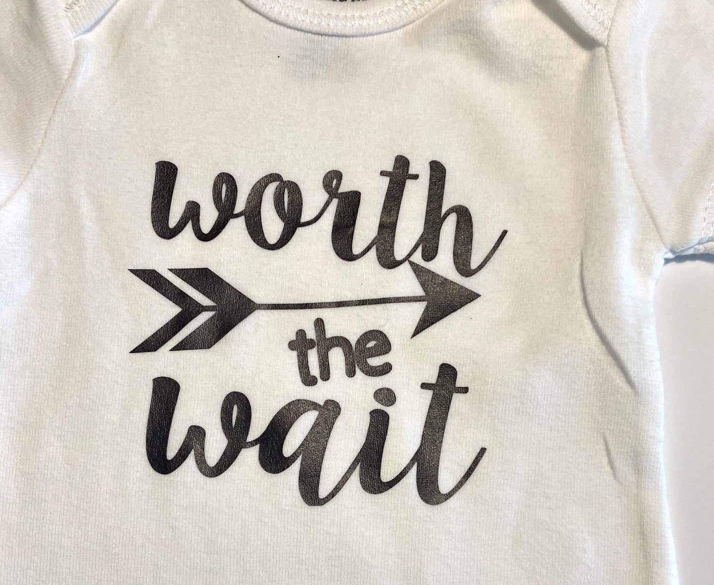 WORTH the WAIT Onezie Bodysuit - Sugar Sandwich Design