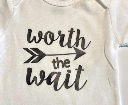 WORTH the WAIT Onezie Bodysuit - Sugar Sandwich Design