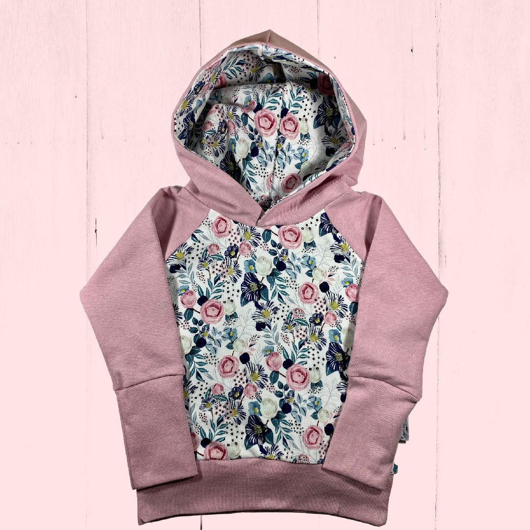 Pink Floral Grow Along® Hooded Sweater Hoodie